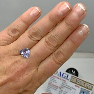 Certified Lavender Blue Sapphire